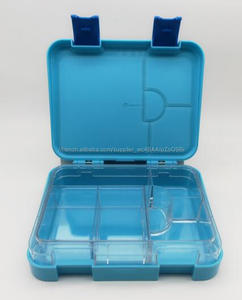 Enfants boîte à bento avec micro-ondable et amovible 4 sections <span class=keywords><strong>plateau</strong></span> de récipient de nourriture de boîte à <span class=keywords><strong>lunch</strong></span> - Product Image 3