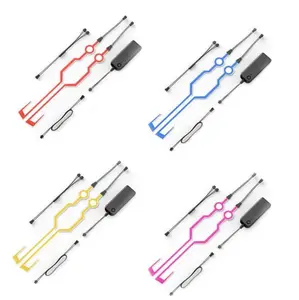 2Pcs LED Light Motorcycle Helmet Night Riding Safety Signal Flashing Stripe Bar Sticker Light