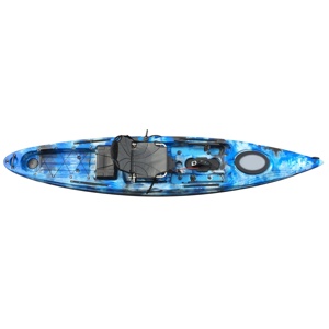 <span class=keywords><strong>Kayak</strong></span> de pêche individuel de 4,1 mètres, <span class=keywords><strong>kayak</strong></span> à <span class=keywords><strong>moteur</strong></span> électrique et à pédales avec siège réglable - Product Image 2
