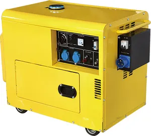 Kecil Diam Tipe 5kw Generator Diesel dengan ATS/Hotel Digunakan Diesel Generator Set