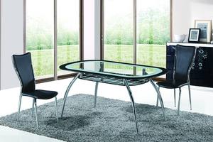 Ensemble de table à manger en verre et métal de style européen BOB Furniture Bazhou - Product Image 4