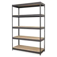 Boltless rack armazém garagem/5 -tier ajustável prateleira de armazenamento de exibição de metal