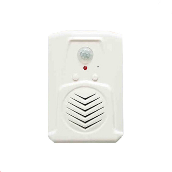 PIR Motion Sensor Activated Mini Sound Box, Bird Repellent MP3 Player with Customizable Audio