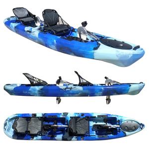 2019 Tendance 14ft Tandem <span class=keywords><strong>Pêche</strong></span> <span class=keywords><strong>Kayak</strong></span> <span class=keywords><strong>De</strong></span> Chine Pédale Entraînement Pêcheur Bateau Canoë pour Adultes - Product Image 4