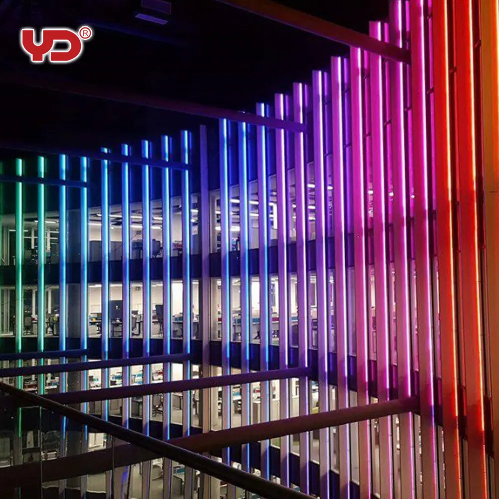RGBストリップライトアウトライン建物装飾ファサードLEDリニア