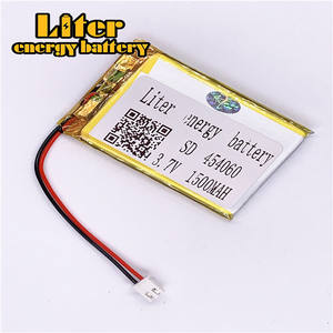 Stecker 2,5-2 P Heißer verkauf lithium-3,7 V 454060 1500 mah polymer wiederaufladbare lipo batterie - Product Image 1