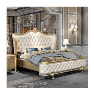 Loyal Classic King Size Bedroom Set European Style Hot Sell Royal Luxury Bedroom Furniture