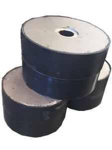 Chumbo núcleo sísmico isolamento ponte rolamento almofada núcleo tomada redonda/retangular amortecedor - Product Image 6