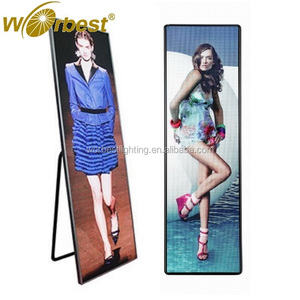 2018 nuevo HD iposter P4 y P5 LED publicidad pantalla LED espejo pantalla LED soporte del cartel - Product Image 5
