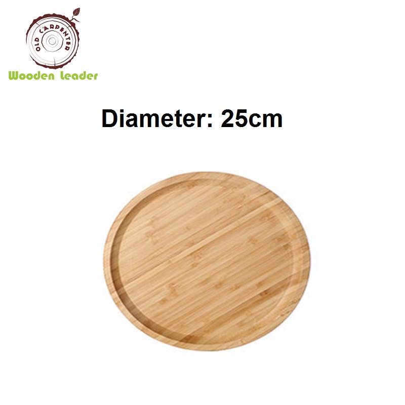 Piatto di bambù da 25cm