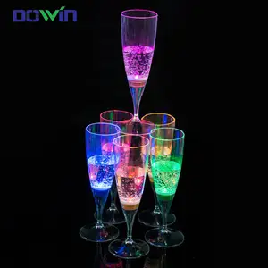 High-end LED glow fluit benadrukken champagne glas