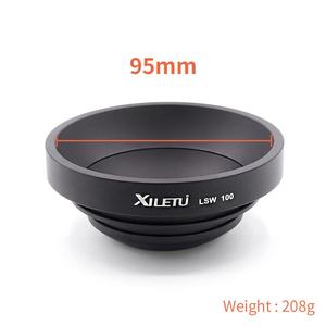อะแดปเตอร์หัวบอลอลูมิเนียมอัลลอยด์ XILETU LSW-100 สำหรับขาตั้งกล้อง <span class=keywords><strong>Gitzo</strong></span> Manfrotto Sachtler Fluid Head - Product Image 2