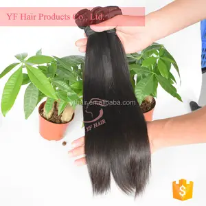 Supple full bottom hair extension Brazilian 100% unprocessed hair bundles straight hair pieces