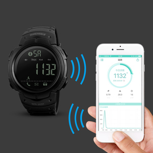 Montre-bracelet <span class=keywords><strong>Skmei</strong></span> <span class=keywords><strong>1301</strong></span>, podomètre sportif, montre intelligente avec caméra SIM, smartwatch pour smartphone - Product Image 6