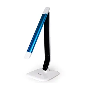 Simple Classic Super Bright Eyecaring Touch Control Portable Folding Reading 10w LED Desk Lamp for Student School Office