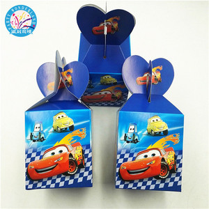 Los favores de los coches Rayo de papel de caramelo caja fiesta bebé ducha dulces Decoración de cumpleaños Cajas de Regalo - Product Image 4