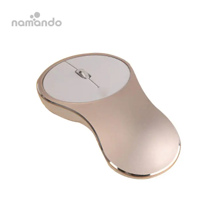 rechargeable wireless mouse 2.4ghz metal computer mouse high quality from namando