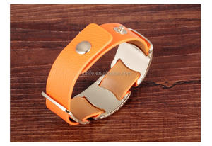 <span class=keywords><strong>Mode</strong></span> bijoux nouveau produit de zinc alliage pression cuir <span class=keywords><strong>hippie</strong></span> bracelet - Product Image 5