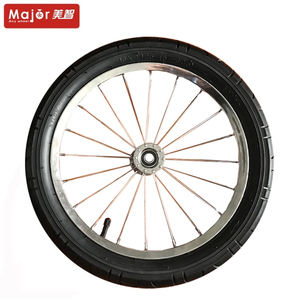 Groothandel Opblaasbare Lager 16X2.125 <span class=keywords><strong>Inch</strong></span> Fiets Pneumatische Rubber Wiel Band Met Zink Platin - Product Image 2