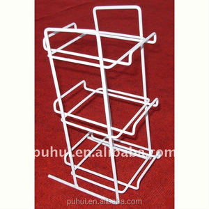 Toko Ritel Disesuaikan Promosi Batang Baja Bentuk Bingkai Pemegang Kawat Logam Gantung Permen Karet Rak Display - Product Image 4