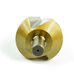 10-45mm שלוש-שוק שטוח זהב צבע HSS צעד מקדח עם טיטניום ציפוי - Product Image 5