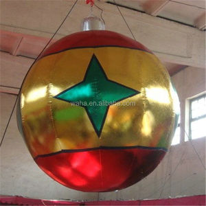 Globo Gigante Inflable Navideño Colorido, Bomba de Aire, Impresión por Transferencia Térmica, Marca <span class=keywords><strong>Waha</strong></span> - Product Image 6