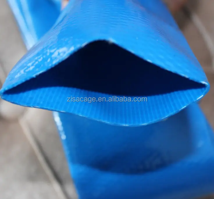 وصف المنتج 6 بوصة PVC الري خرطوم مسطح/خرطوم مبطط PVC