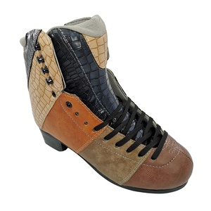 Bottes de patins <span class=keywords><strong>à</strong></span> roulettes, nouveauté, en cuir <span class=keywords><strong>artistique</strong></span> de haute qualité, bottes avec cadrans de vitesse en ligne - Product Image 3