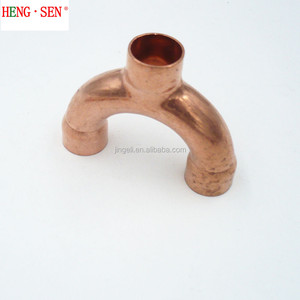 Raccordo a T in Rame per Saldatura, Diametro Interno 9,52mm o 3/8 Pollici, per Sistemi HVAC, Condizionamento e Refrigerazione - Product Image 4