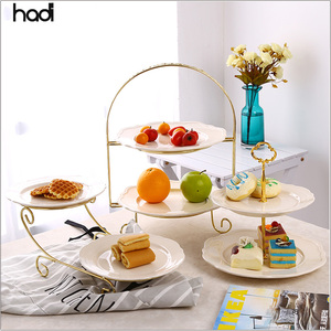 Espositore per Torte a 3 e 2 Piani in Melamina, Supporto Unico per Buffet in Hotel e Ristoranti - Product Image 2