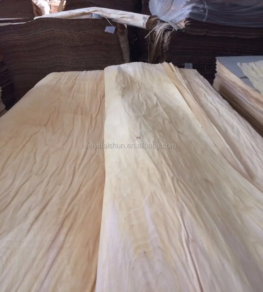 Natural rotary cut Birch veneer 0.30mm Russia white birch wood face veneer plywood faced