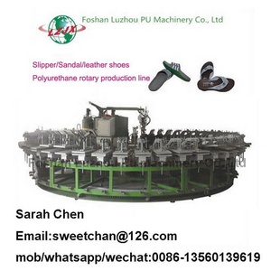 Machine à fabriquer des semelles en colle PU/Machine à mousser des semelles en <span class=keywords><strong>gel</strong></span> de silice polyuréthane/Ligne de production de semelles en PU Système automatique - Product Image 5