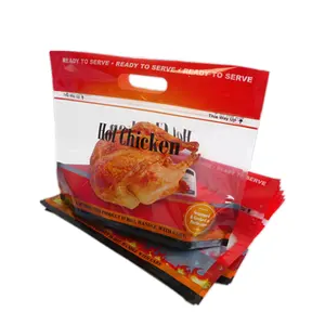 Groothandel Wegwerp Voedsel Verpakking Microwavable Ritsen Kip Plastic Zak