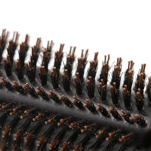 Di medie Dimensioni Con Setole di Cinghiale Manico Rotondo In Legno <span class=keywords><strong>Spazzola</strong></span> di Rotolamento Liscia Per Lo Styling Dei Capelli di Legno <span class=keywords><strong>Spazzola</strong></span> Per Capelli Professionale - Product Image 3