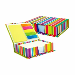 Personalizado creativa alta calidad de impresión offset a todo color nota organizador/memo nota