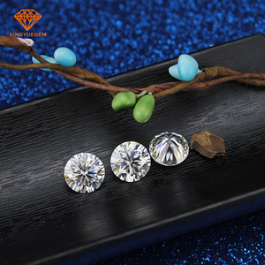 Baja precio de fábrica mejor definición GH <span class=keywords><strong>IJ</strong></span> color VVS Grado Estrella cut ronda suelto moissanite para anillos - Product Image 4