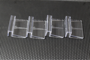 4 pièces/sac Clips en acrylique pour aquarium de poissons, supports de couverture en verre, supports de maintien 6/8/10/12 mm - Product Image 4