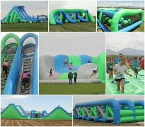Course d'obstacles gonflable Crazy Crazy Crazy 5k pour adultes, evénement gonflable Crazy 5k, parcours d'obstacles gonflable 5k à vendre - Product Image 3