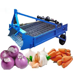 Trattore cipolla aglio arachidi patata macchina di scavo | prezzo di mini piedi tracor carota patata harvester combinare