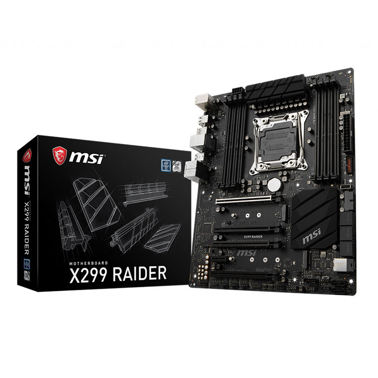 中古MSIインテルX299レーダー128GB DDR4 LGA2066 ATXデスクトップ