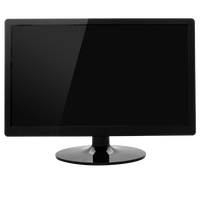 Écran d'ordinateur de bureau LED 21,5 pouces avec interface DVI, entrée 12V, résolution 1920x1080, panneau TFT