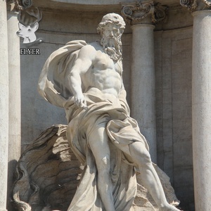 Decoración de jardín personalizada fuente de agua de piedra grande para la venta, Fuente de Piedra <span class=keywords><strong>Trevi</strong></span> - Product Image 6