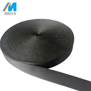 Wholesale Black Nylon Webbing Ribbon Roll