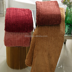 De China, venta al por mayor Jacquard sólido super caliente barato suave <span class=keywords><strong>y</strong></span> con la reina o Rey tamaño de manta de <span class=keywords><strong>lana</strong></span> - Product Image 6