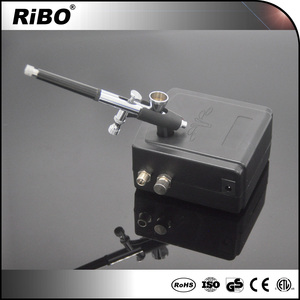 RIBOแอร์บรัชครบชุด,ชุดตกแต่งเค้กพร้อมแอร์บรัชและคอมเพรสเซอร์แบบพกพา - Product Image 5