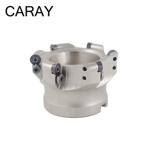 Fraise en carbure à face aiguilles, avec Inserts en RDMT, pour fraisage CNC, diamètre <span class=keywords><strong>de</strong></span> coupe 80mm et diamètre <span class=keywords><strong>de</strong></span> connexion <span class=keywords><strong>de</strong></span> 27mm - Product Image 4