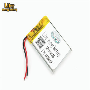 Ultra THIN lipo battery 3,7 V 210 mAh 352535 lithium polymer battery for portable device - Product Image 3