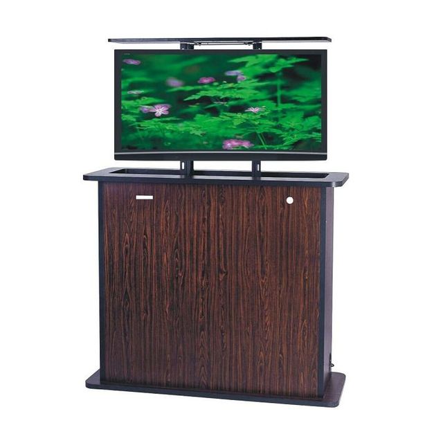 Tv Lift Cabinet Electric Motorized TV Lift Stand Swivel Vertical Height Adjustable with Remote Control Steel