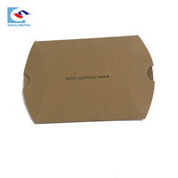SENCAI Offre Spéciale taille personnalisée conception impression eco t-shirt emballage oreiller forme boîte de papier kraft