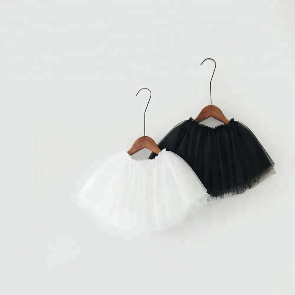 Hoge Kwaliteit Groothandel Peuter Plain Ballet Tutu Rokken Kids Meisje Tule Jurk Wit Roze Zwarte Tutu Rok Voor Meisjes